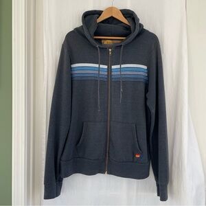 Aviator Nation 5 Stripe Hoodie Blue / Navy